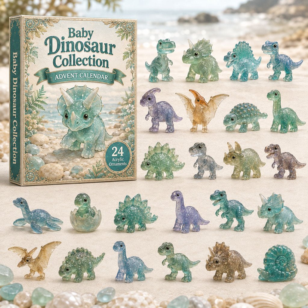 Crystal Baby Dinosaur advent calendar