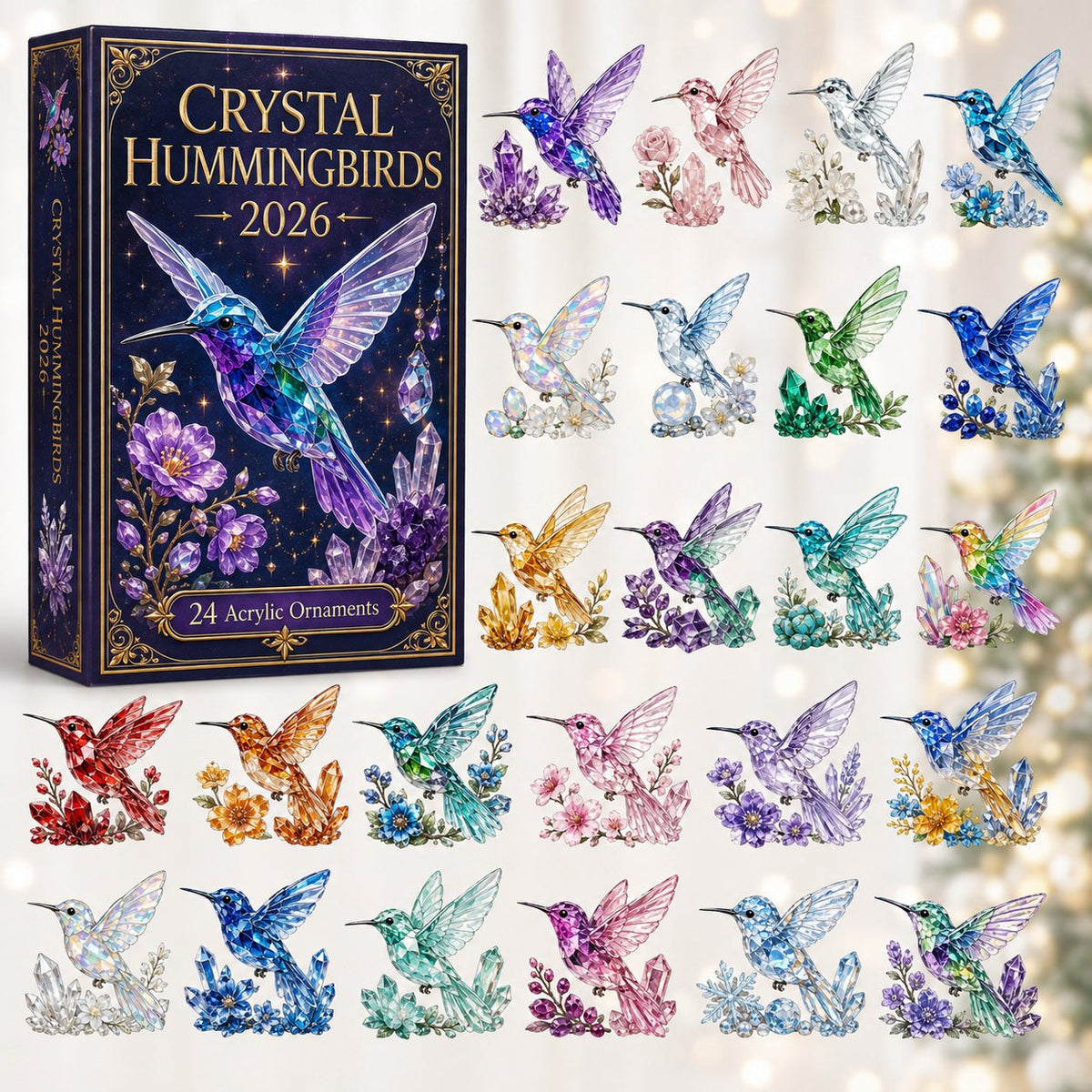 Crystal Hummingbirds advent calendar