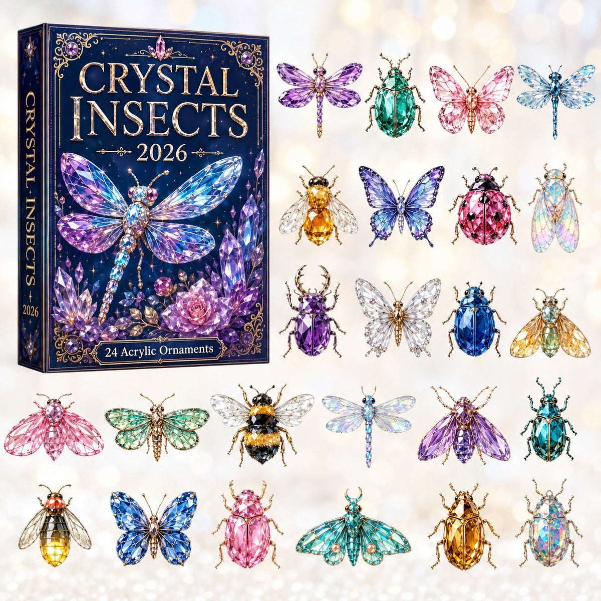Crystal Insects advent calendar