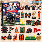 Custom Name American Football advent calendar