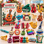 Custom Name Amigurumi Musical Instruments advent calendar