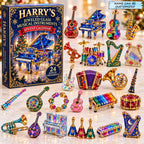 Custom Name Jeweled Glass Instruments advent calendar