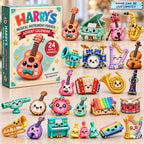 Custom Name Kawaii Musical Instrument advent calendar