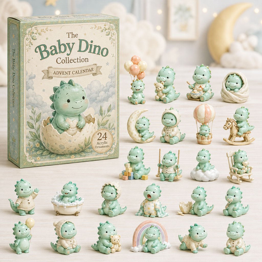 Cute Baby Dino advent calendar