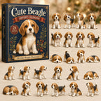 Cute Beagle advent calendar