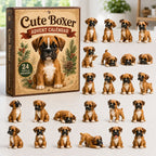 Cute Boxer advent calendar