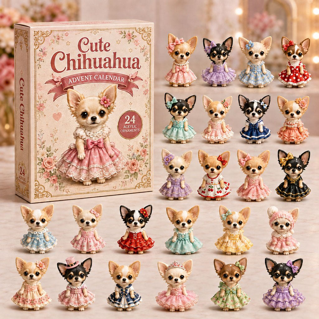 Cute Chihuahua advent calendar