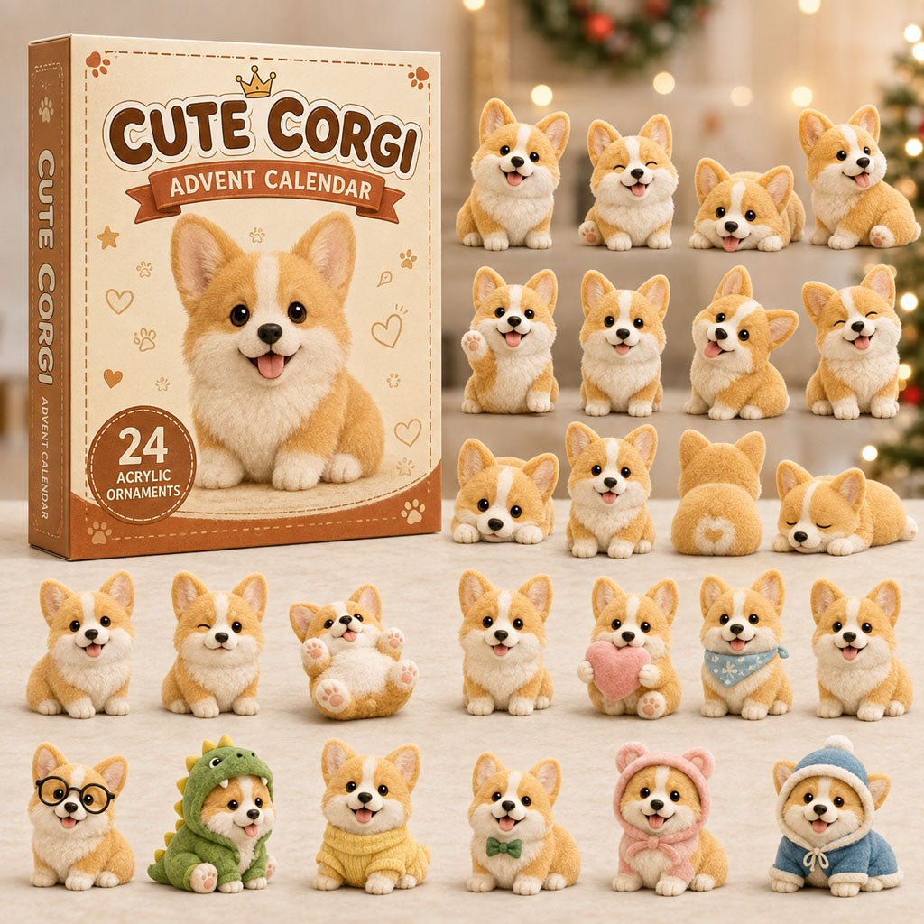 Cute Corgi advent calendar