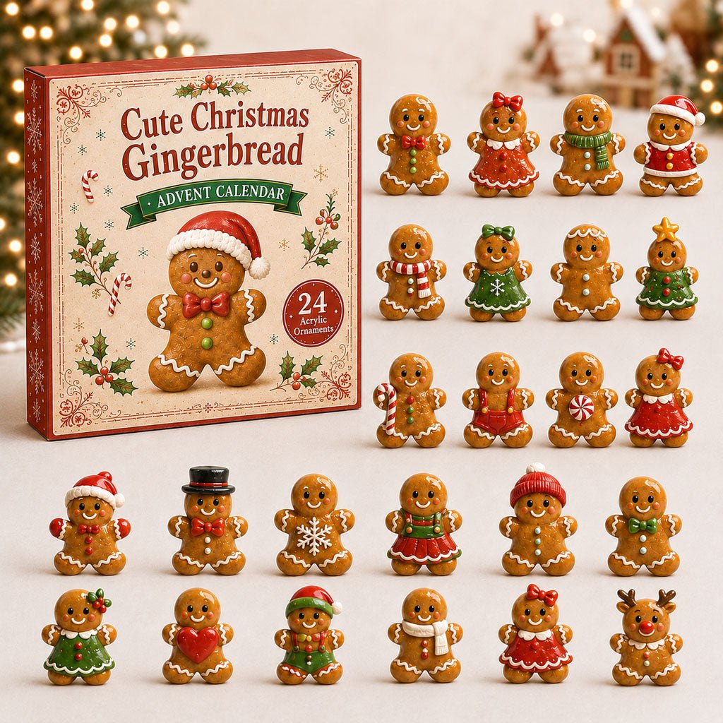 Cute Gingerbread advent calendar