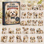 Cute Havanese advent calendar