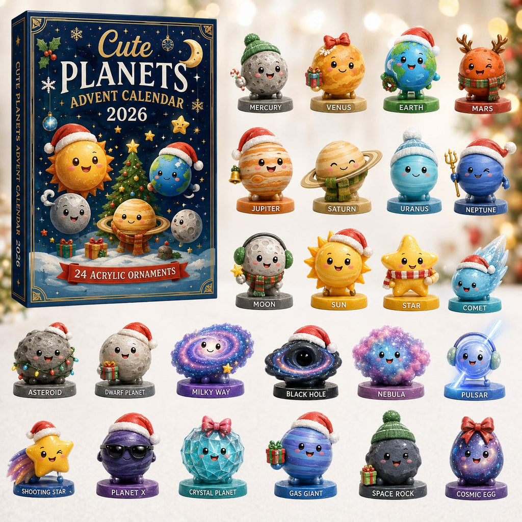 Cute Planets advent calendar