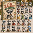 Cute Schnauzer advent calendar