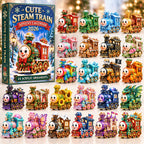 Cute Steam Train advent calendar