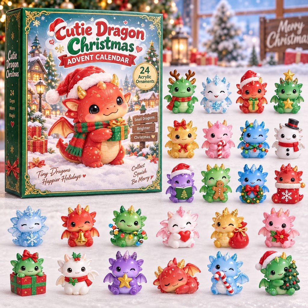Cutie Dragon Christmas advent calendar