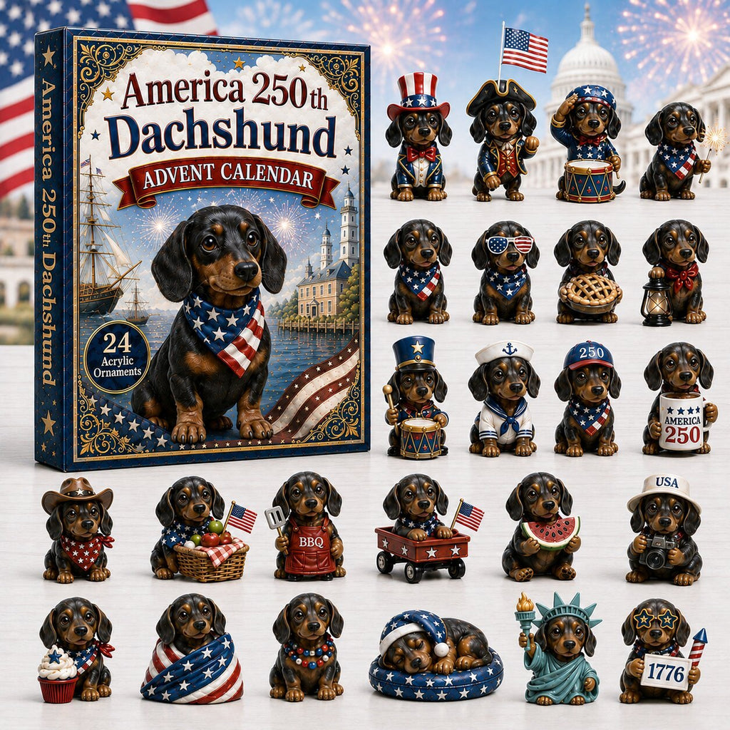 Dachshund advent calendar