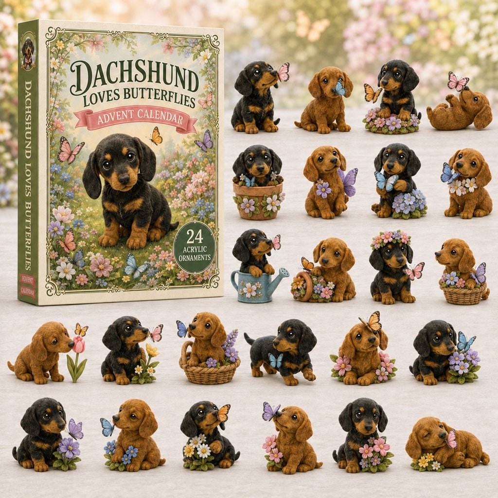 Dachshund In Spring advent calendar