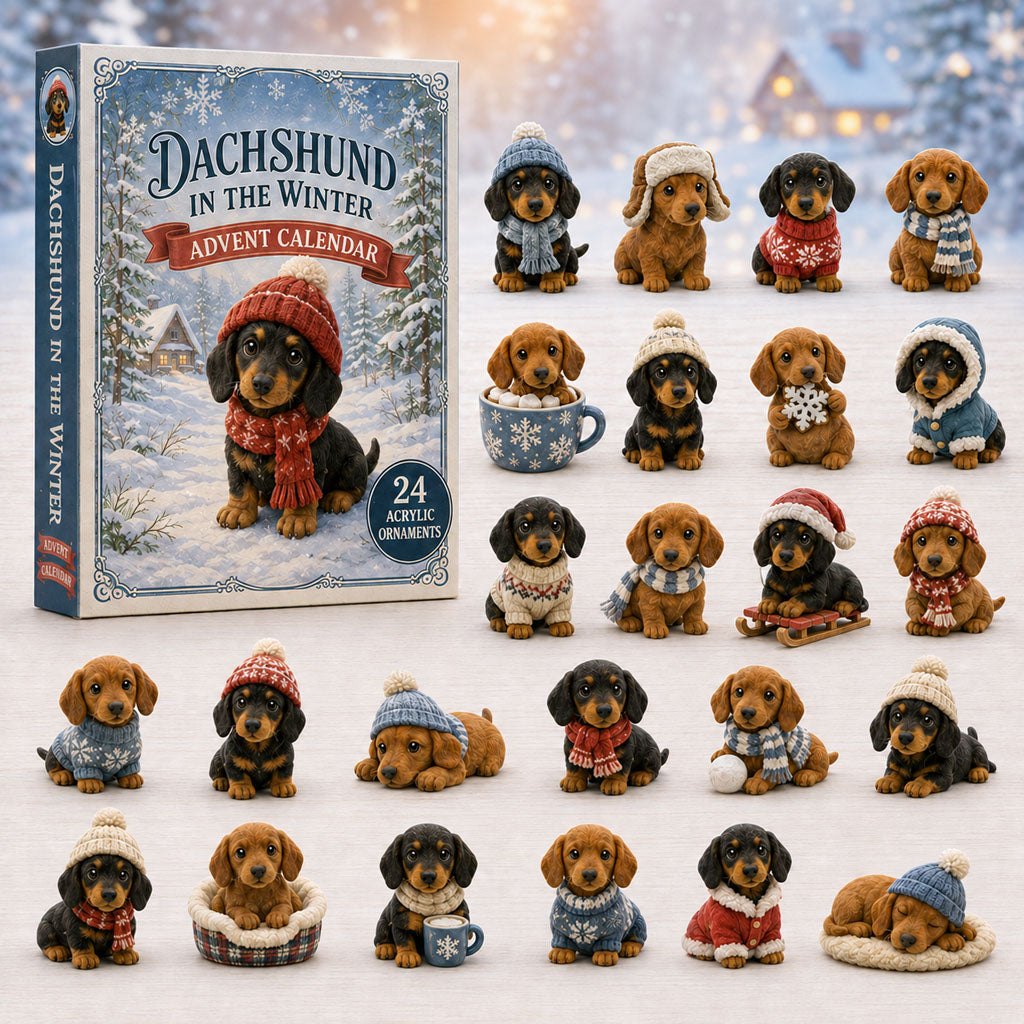 Dachshund In The Snow advent calendar