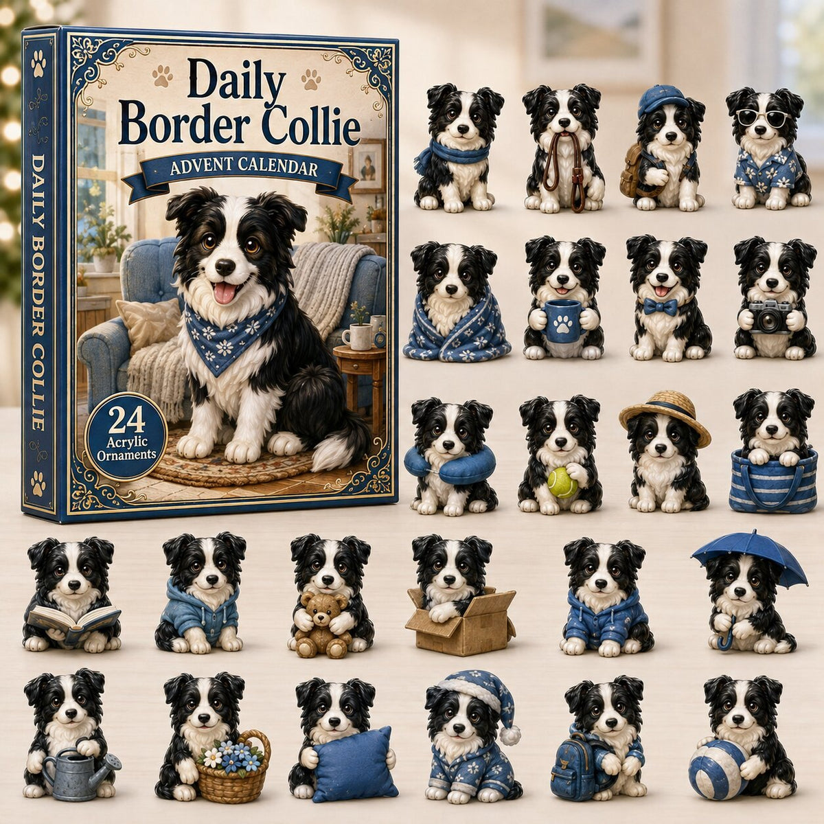 Daily Border Collie advent calendar