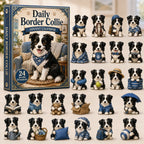 Daily Border Collie advent calendar