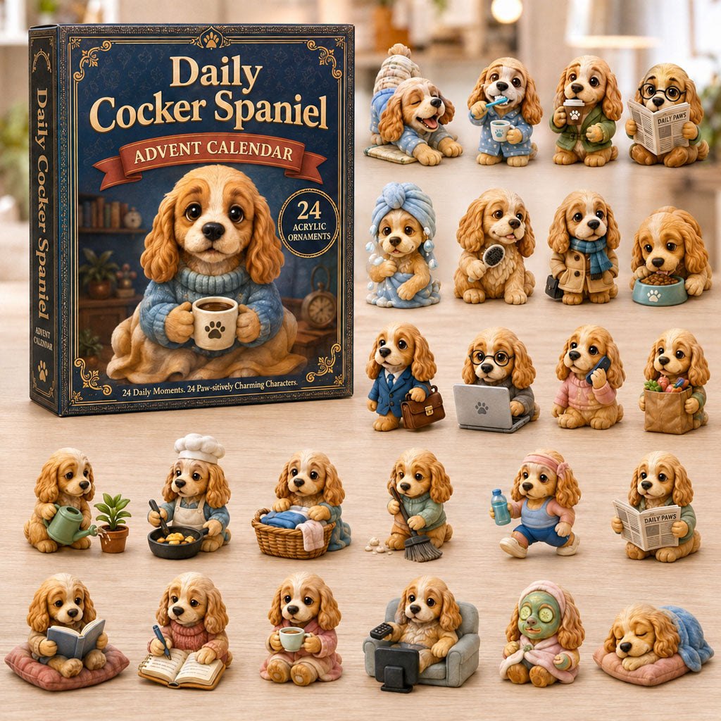 Daily Cocker Spaniel advent calendar