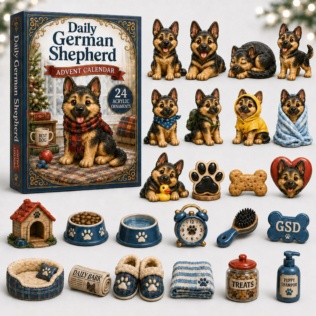 Daily German Shepherd advent calendar