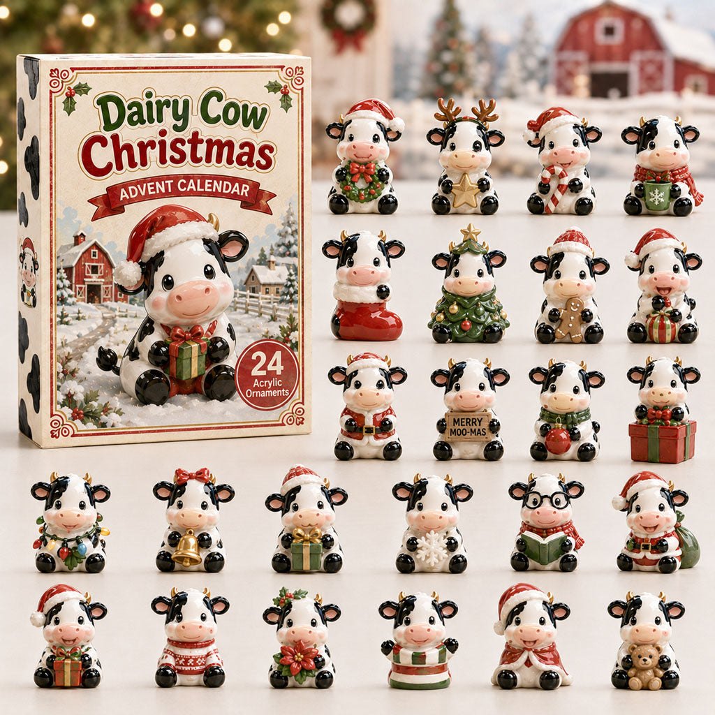 Dairy Cow Christmas advent calendar