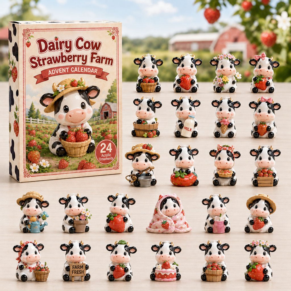 Dairy Cow Strawberry Farm advent calendar