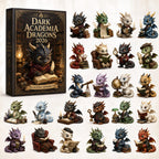Dark Academia Dragons advent calendar