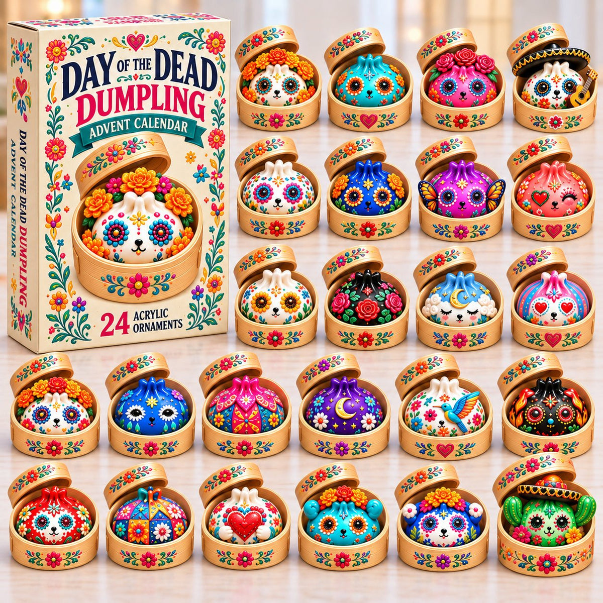 Day Of Dead Dumpling advent calendar