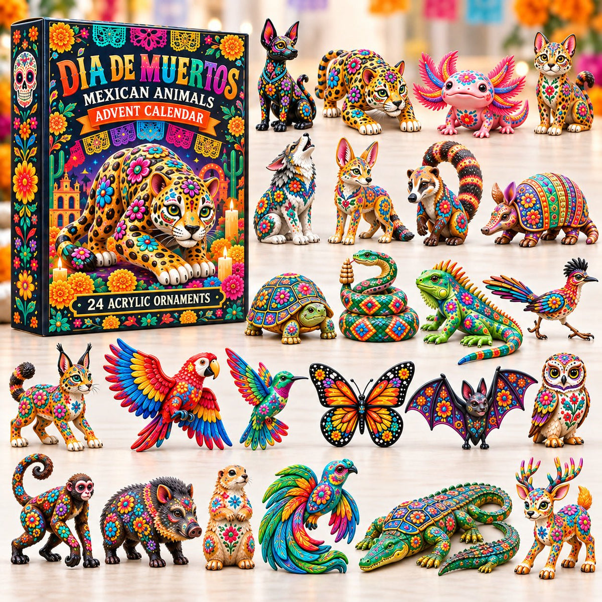 Day Of The Dead Animals advent calendar