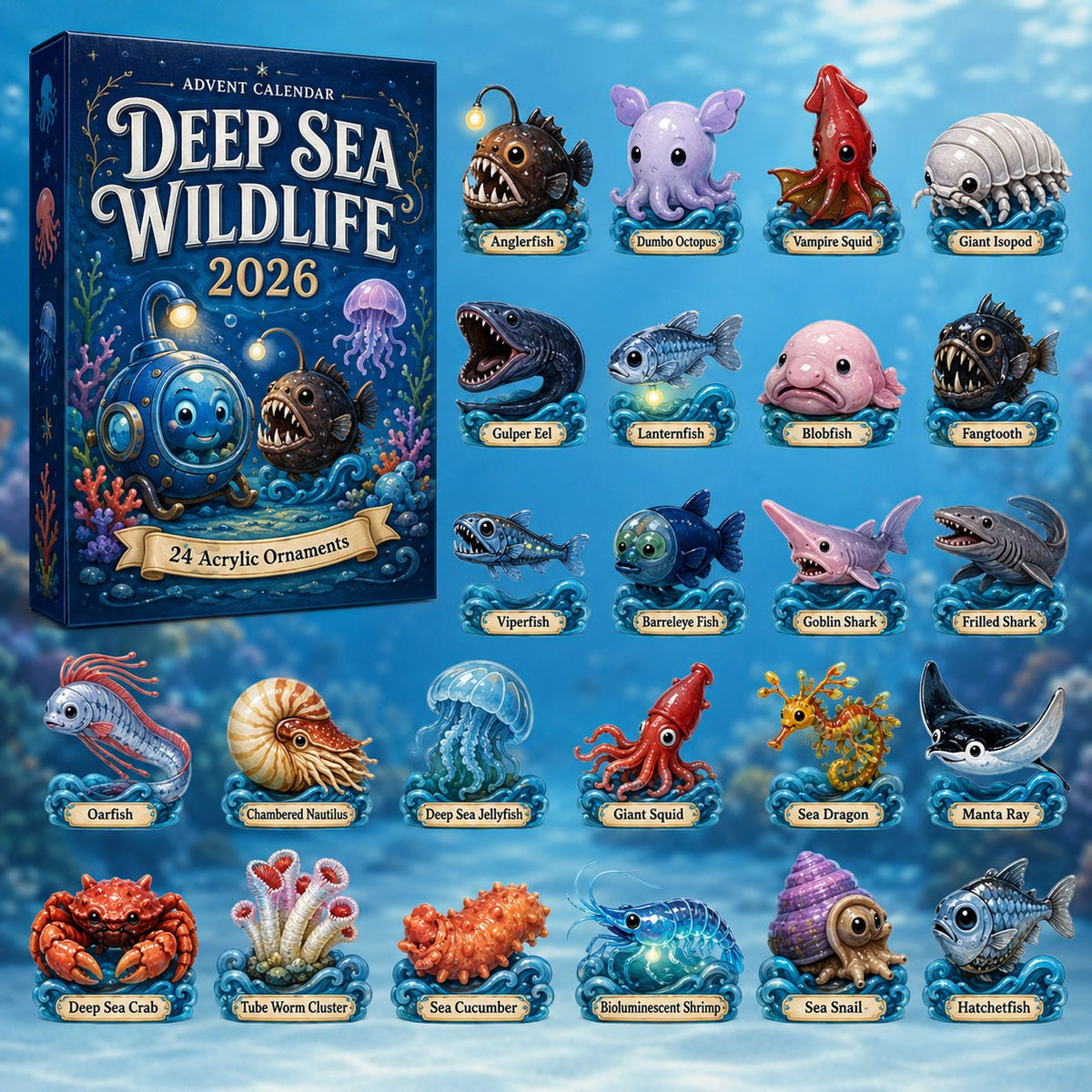 Deep Sea Wildlife advent calendar