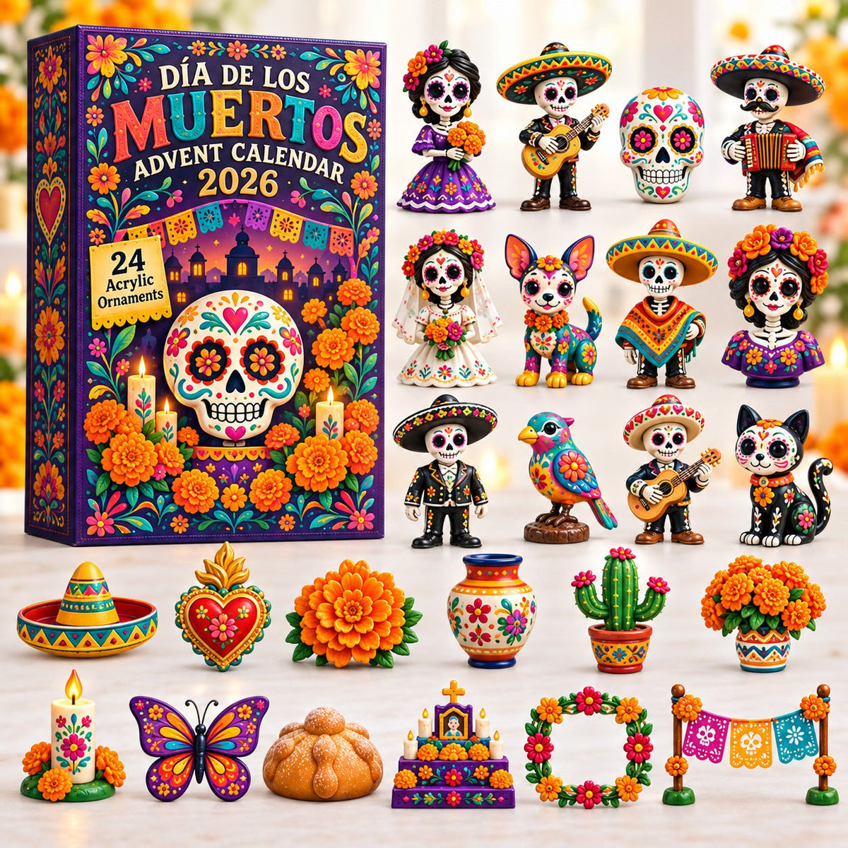 Dia De Los Muertos advent calendar