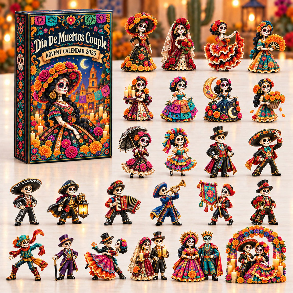 Dia De Muertos Couple advent calendar