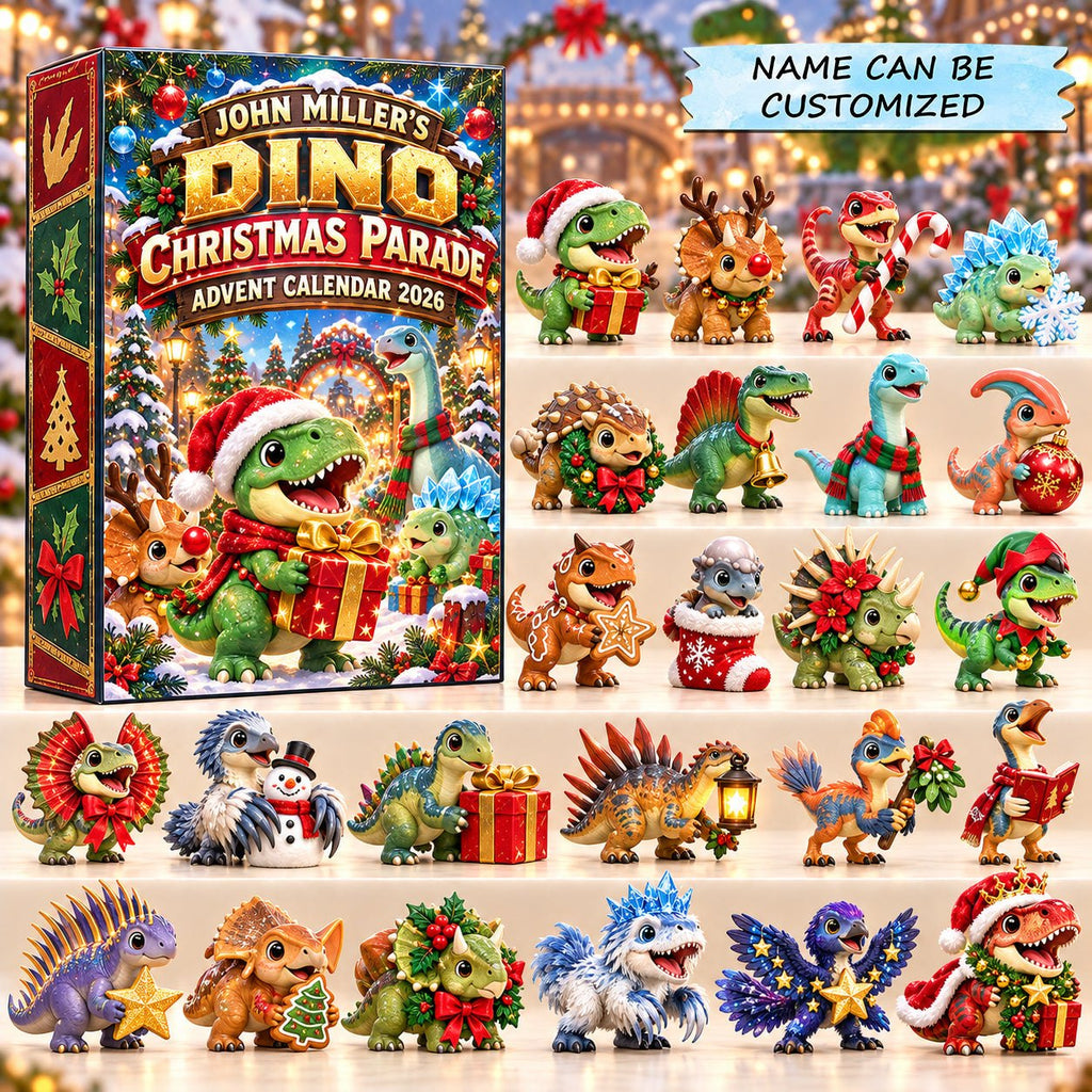 Dino Christmas Parade advent calendar