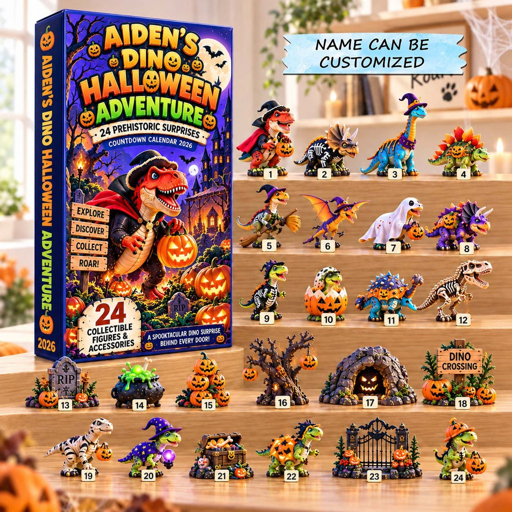 Dino Halloween Adventure advent calendar