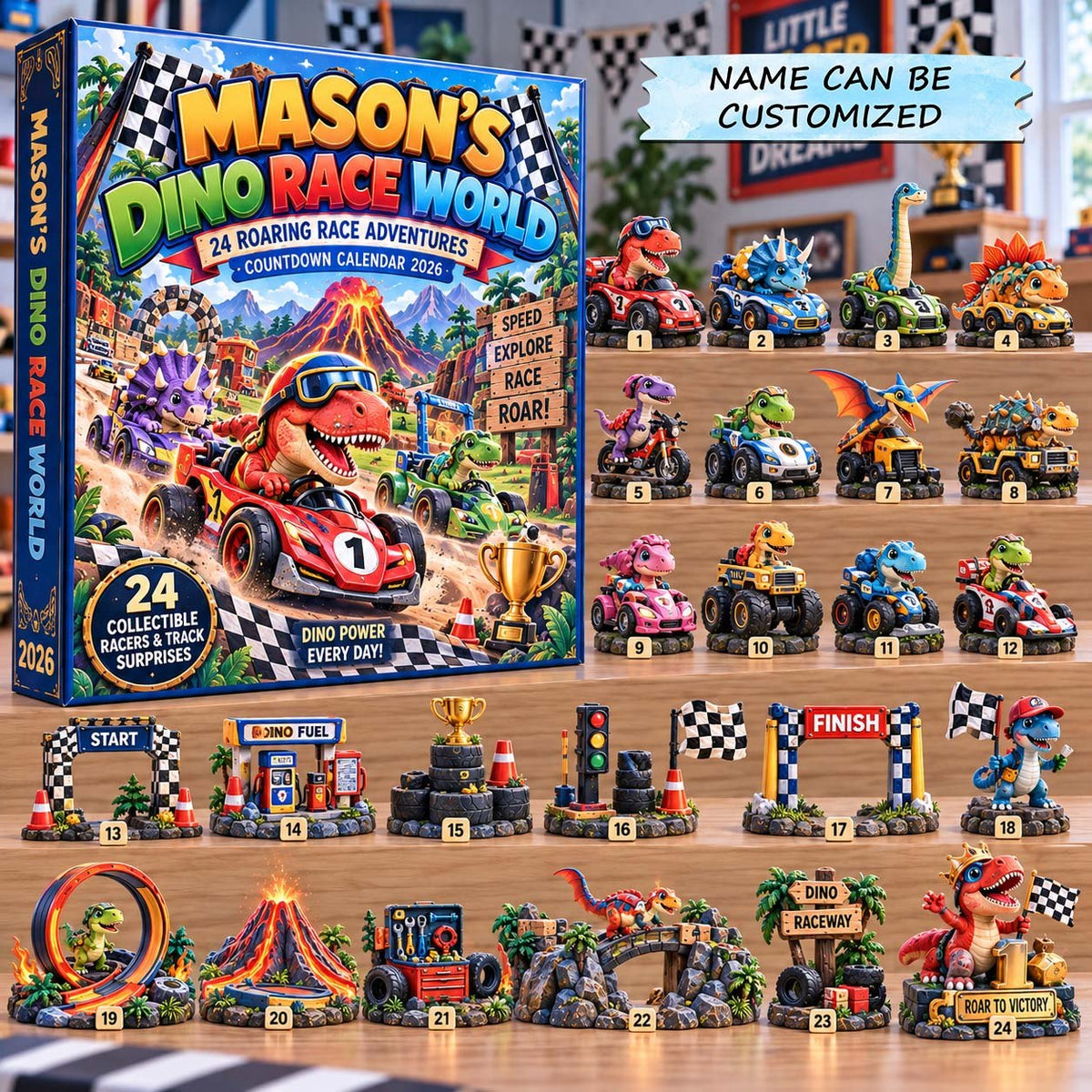 Dino Race World advent calendar