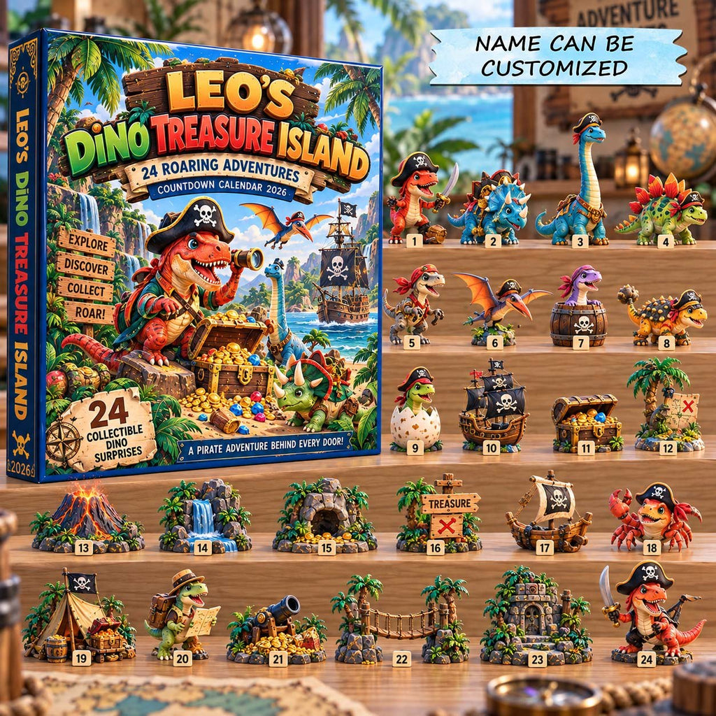 Dino Treasure Island advent calendar
