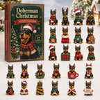 Doberman Christmas advent calendar