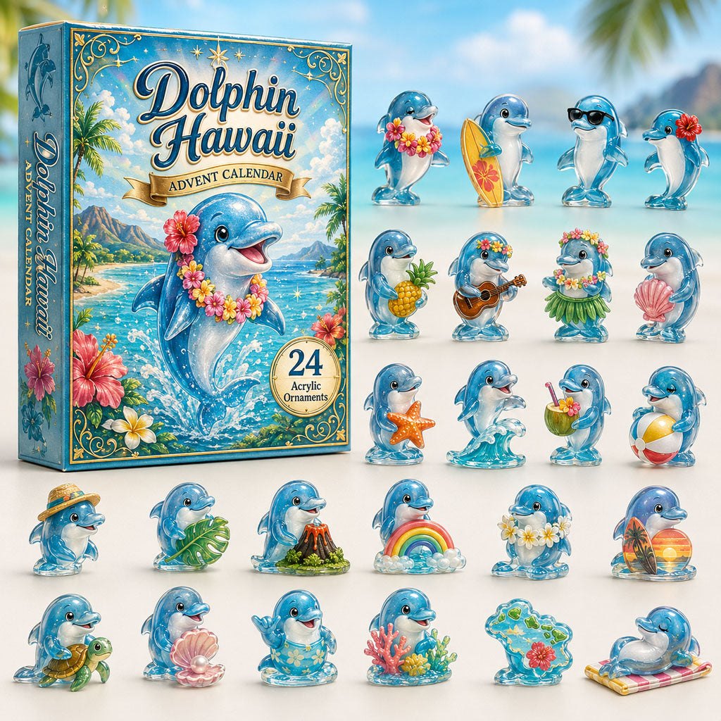 Dolphin Hawaii Ocean advent calendar