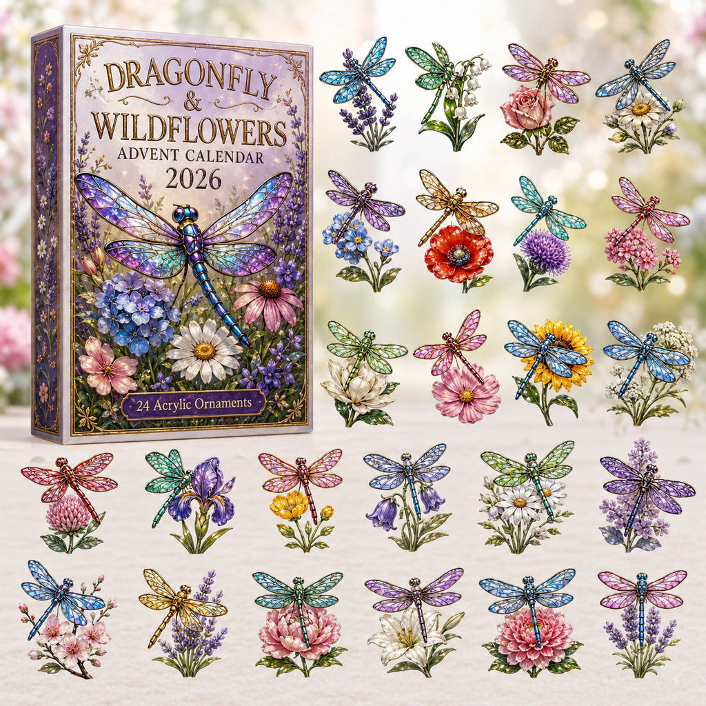 Dragonfly & Wildflowers advent calendar