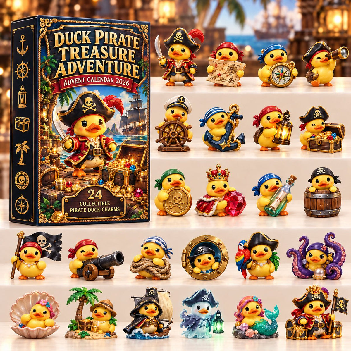 Duck Pirate Treasure Adventure advent calendar