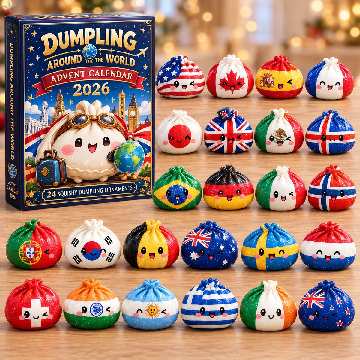 Dumpling Around The World advent calendar