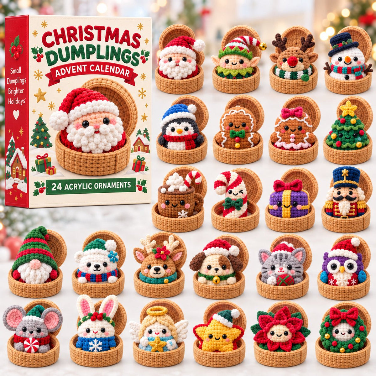 Dumpling Christmas advent calendar