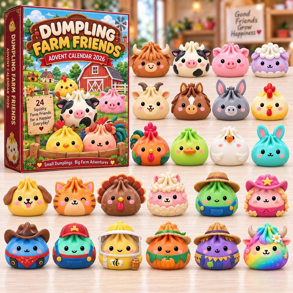 Dumpling Farm Friends advent calendar
