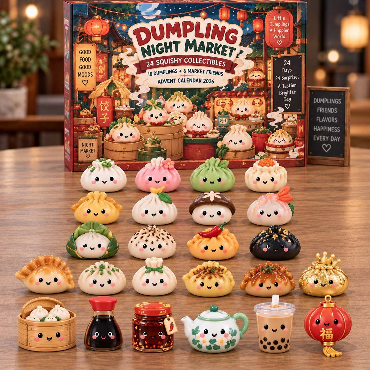 Dumpling Night Market advent calendar