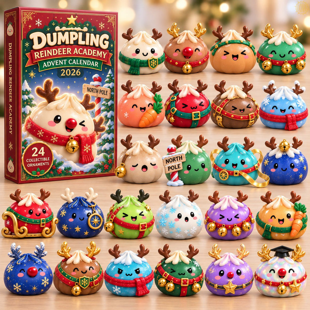 Dumpling Reindeer Academy advent calendar
