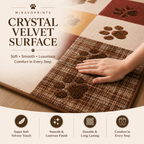 Timber Rest area rug - home decor room setting with non-slip backing