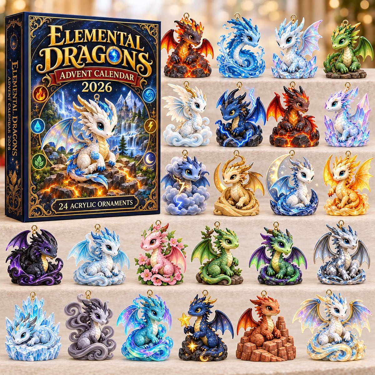 Elemental Dragon advent calendar