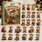 Elf Chihuahua Christmas advent calendar