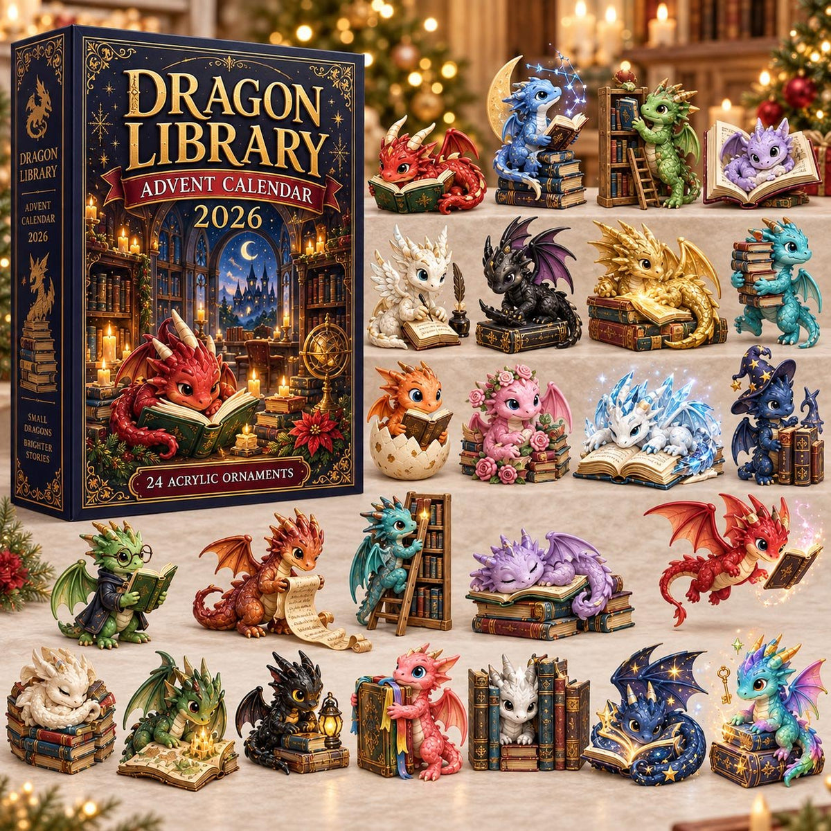 Enchanted Dragon Library advent calendar